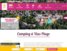 Tablet Screenshot of campingcayola.fr